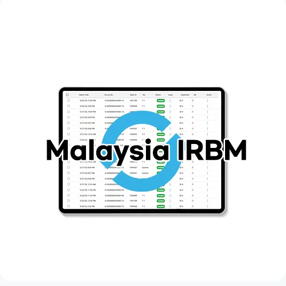 Report sales and issue e-Invoices directly from POS IRBM e-Invoice Support- BrandK POS