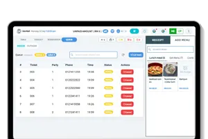 Track waiting status, no-shows, and staff performance